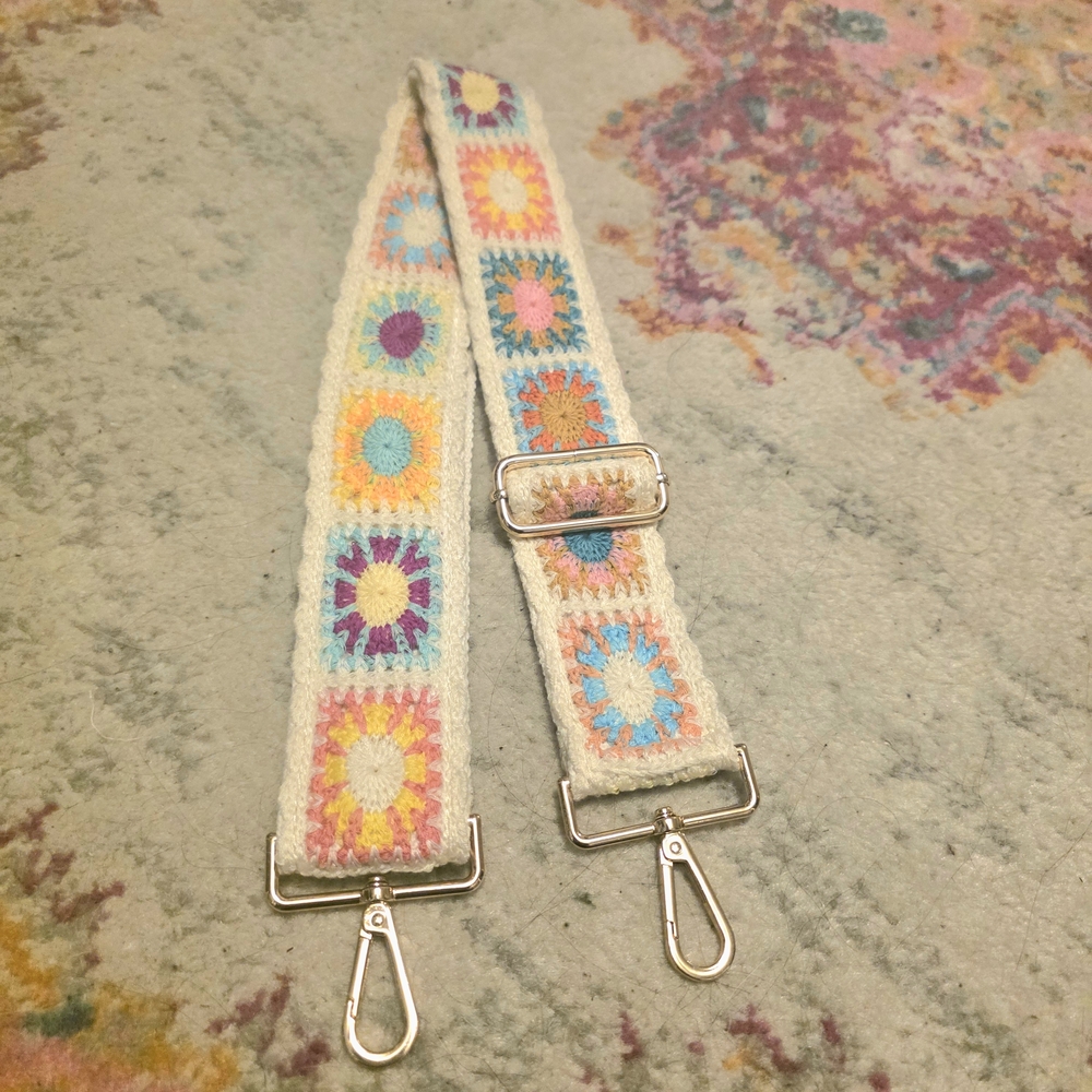 NWOT Adjustable Crochet Bag Strap